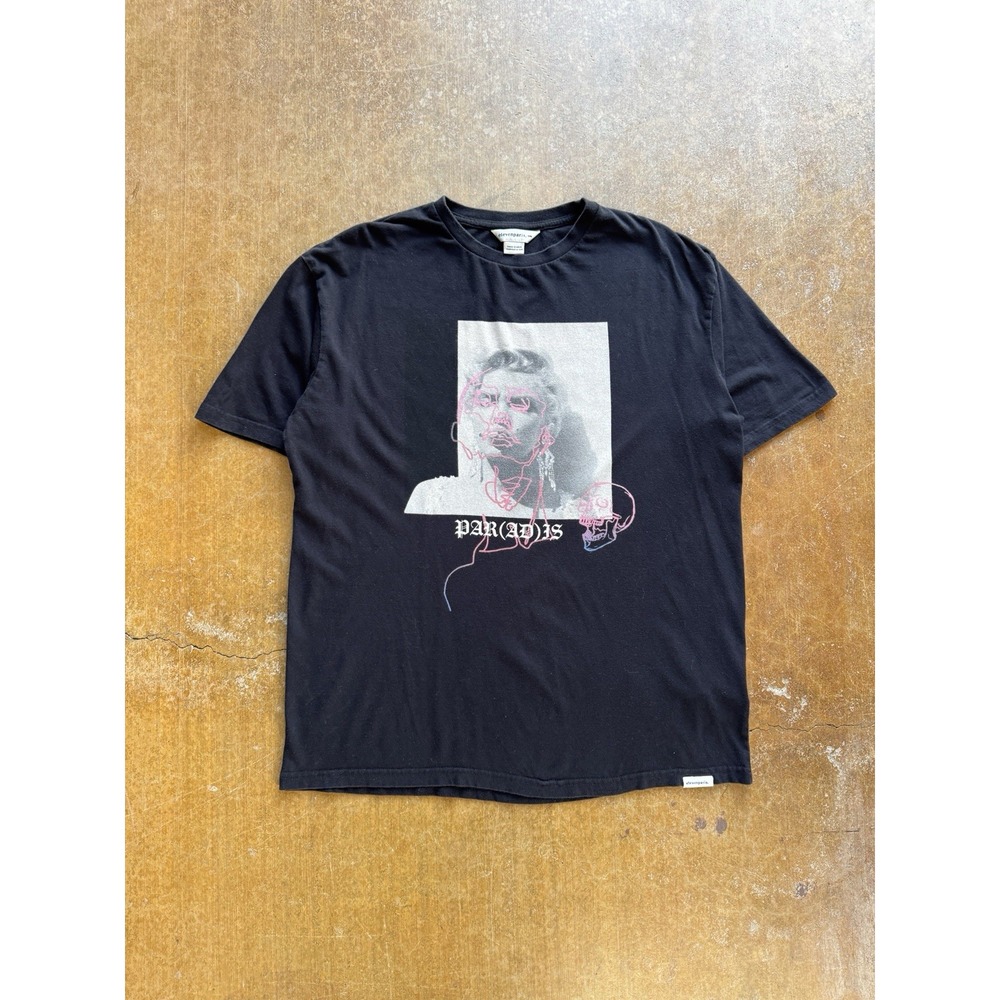 Eleven Paris Chrome Y2K Abstract Art Picasso Skull Black T-Shirt Streetwear M